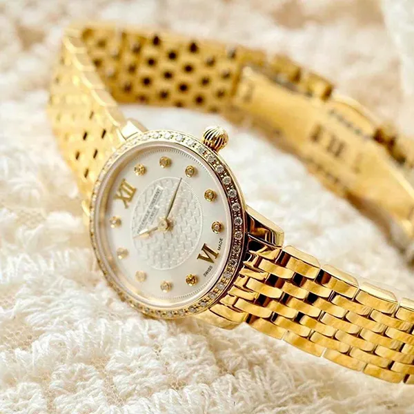 Đồng Hồ Nữ Frederique Constant FC-200WHDSD5B Màu Vàng
