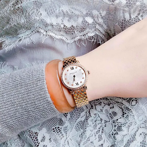 Đồng Hồ Nữ Frederique Constant FC-200WHDSD5B Màu Vàng