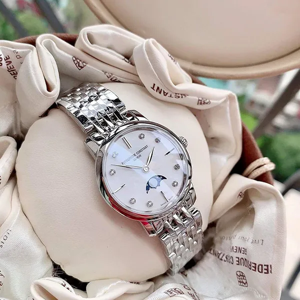 Đồng Hồ Nữ Frederique Constant FC-206MPWD1S6B Màu Bạc
