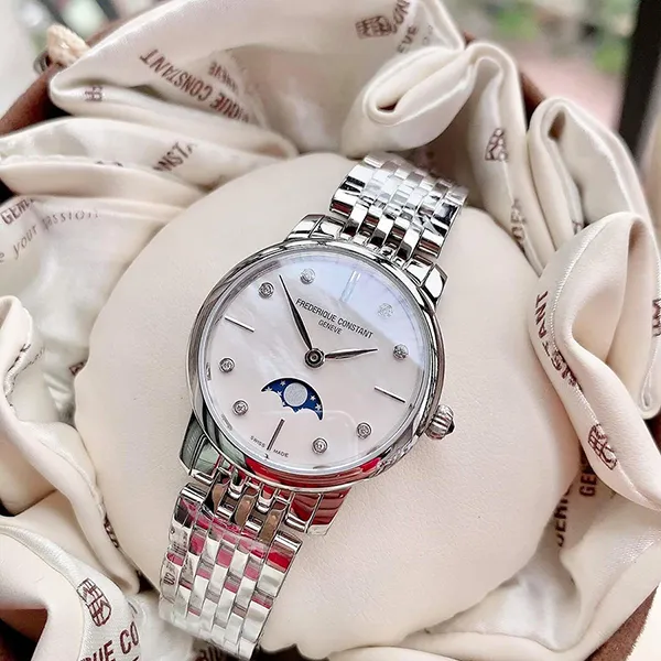 Đồng Hồ Nữ Frederique Constant FC-206MPWD1S6B Màu Bạc