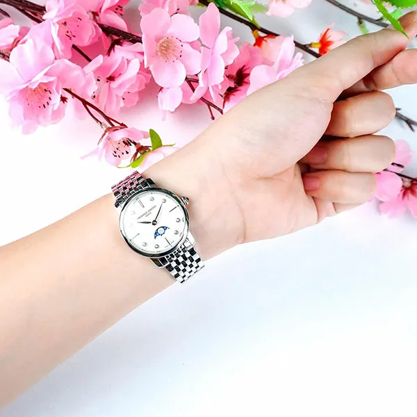 Đồng Hồ Nữ Frederique Constant FC-206MPWD1S6B Màu Bạc