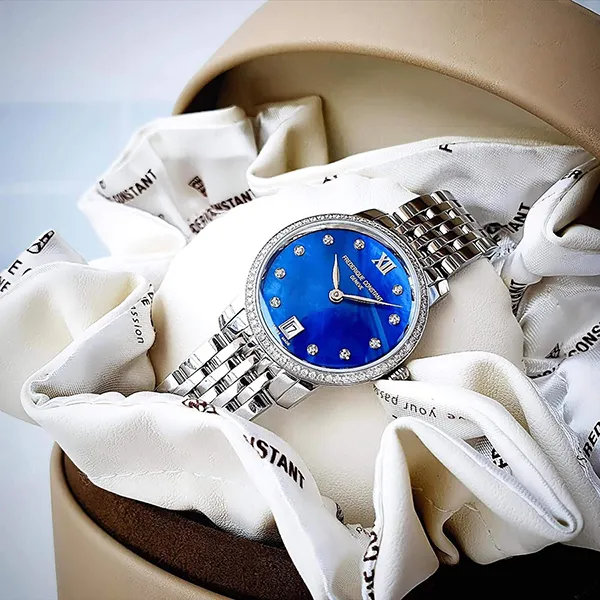 Đồng Hồ Nữ Frederique Constant FC-220MPND1SD26B Màu Xanh Bạc - Đồng hồ - Vua Hàng Hiệu