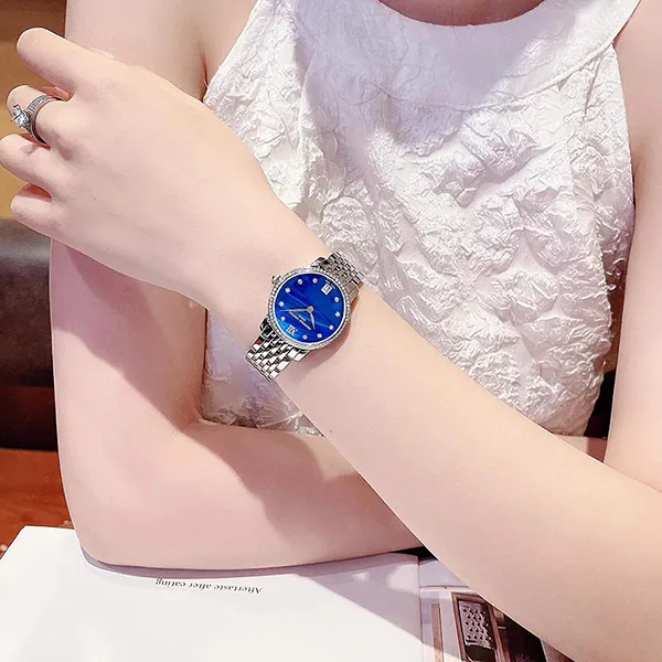 Đồng Hồ Nữ Frederique Constant FC-220MPND1SD26B Màu Xanh Bạc - Đồng hồ - Vua Hàng Hiệu