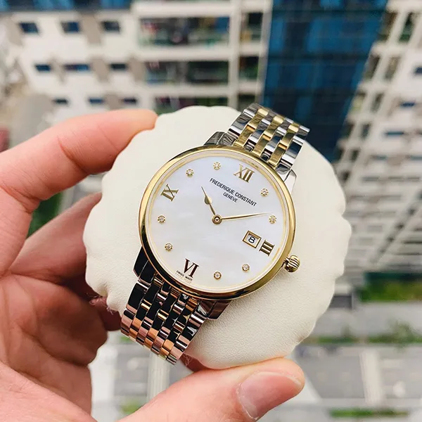 Đồng Hồ Nữ Frederique Constant FC-220MPWD3S3B Màu Demi (Vàng – Bạc) - Đồng hồ - Vua Hàng Hiệu