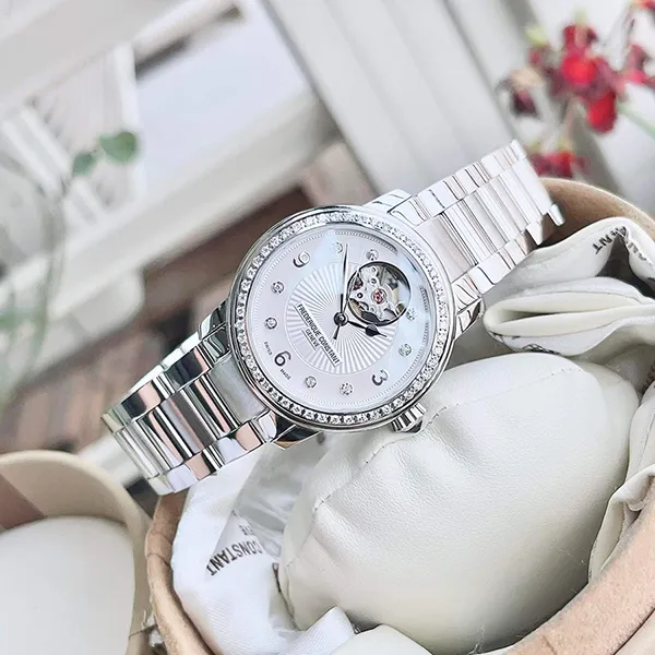 Đồng Hồ Nữ Frederique Constant Heart Beat FC-310HBAD2PD6B Màu Bạc - Đồng hồ - Vua Hàng Hiệu