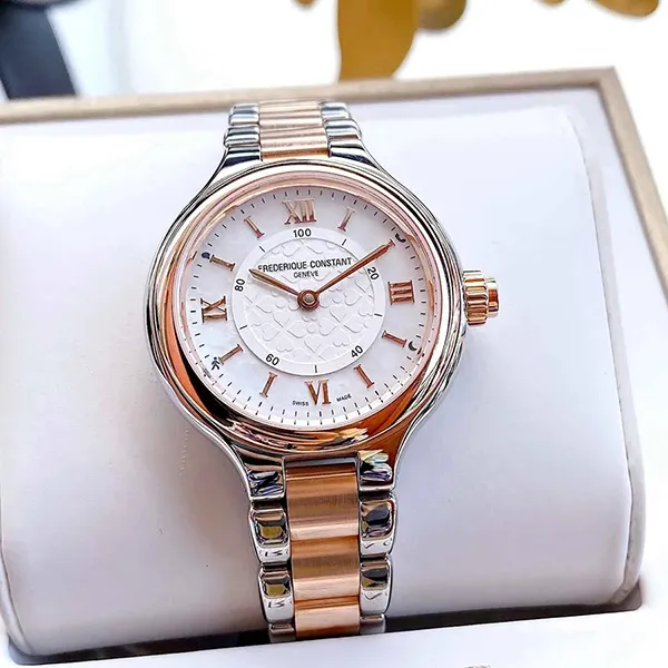 Đồng Hồ Nữ Frederique Constant Horological Smartwatch FC-281WH3ER2B Màu Demi (Vàng Hồng - Bạc) - Đồng hồ - Vua Hàng Hiệu