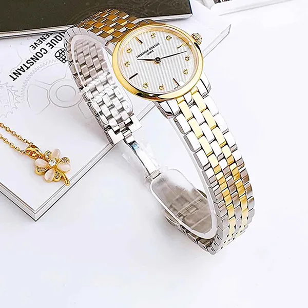 Đồng Hồ Nữ Frederique Constant Watch Slim Line Ladies FC-200STDS3B Màu Demi (Vàng - Bạc) - Đồng hồ - Vua Hàng Hiệu