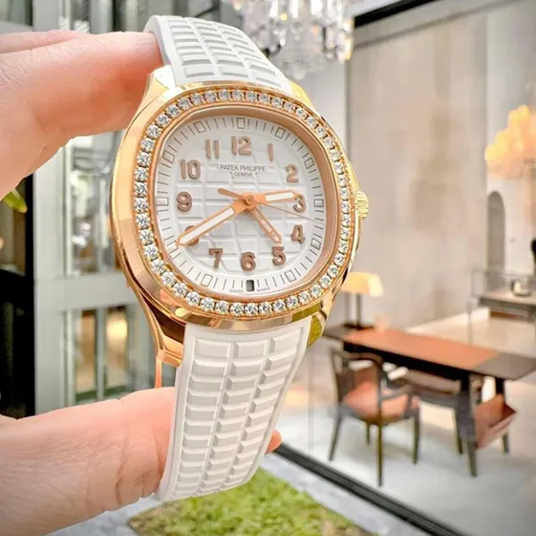 Đồng Hồ Nữ Patek Philippe Aquanaut 5269/200R-001 Màu Trắng Vàng - Đồng hồ - Vua Hàng Hiệu