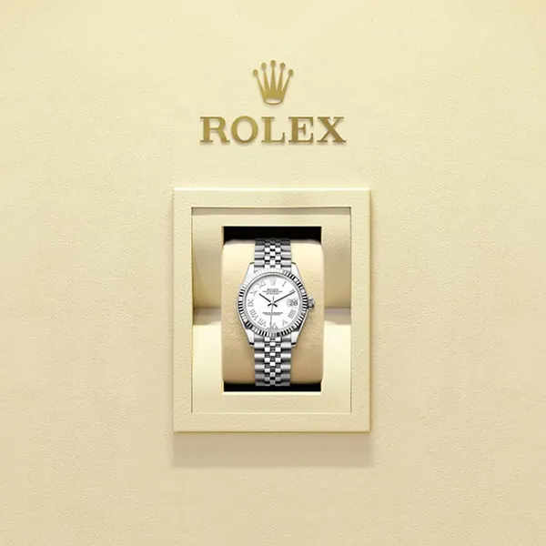 Đồng Hồ Nữ Rolex Datejust White Dial Steel 31mm 278274 Màu Bạc