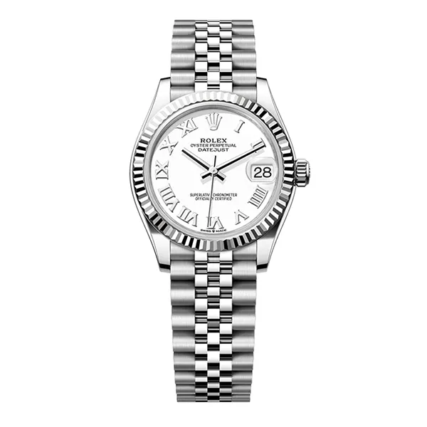Đồng Hồ Nữ Rolex Datejust White Dial Steel 31mm 278274 Màu Bạc