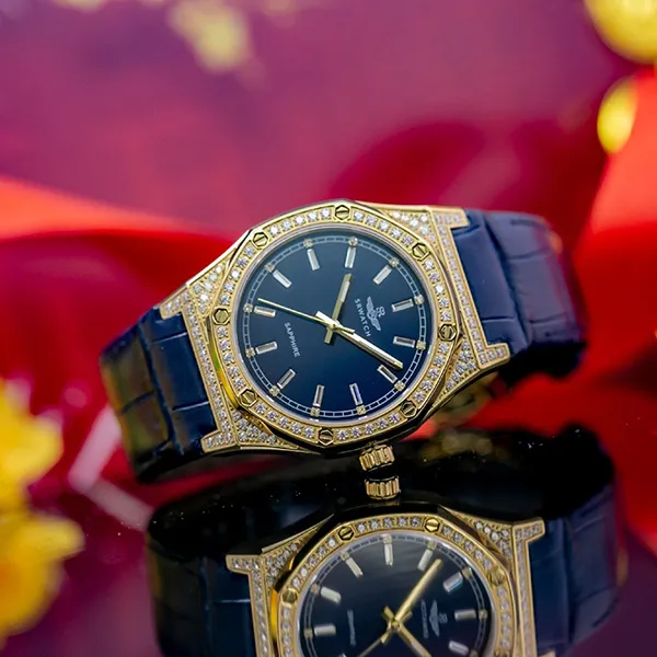 Đồng Hồ Nữ SRWATCH Quartz Watch SL99993.4603GLA Màu Xanh Navy