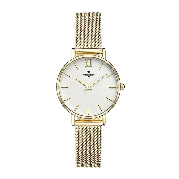 Đồng Hồ Nữ SRWATCH Timepiece Lady Quartz Watch SL1085.1102 Màu Vàng Gold