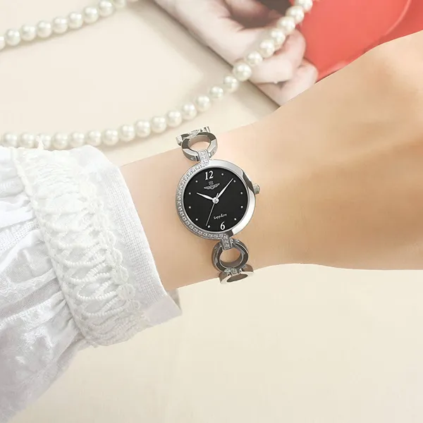 Đồng Hồ Nữ SRWATCH Watch SL1608.1101TE Màu Đen - Bạc