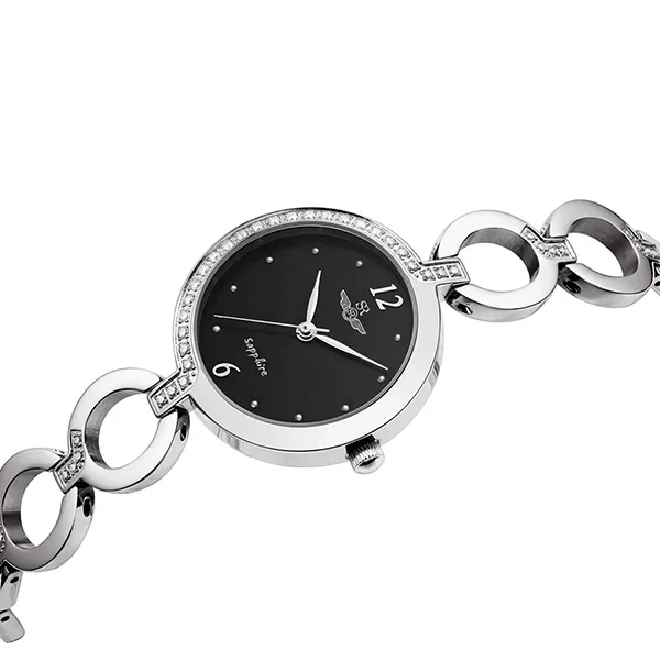 Đồng Hồ Nữ SRWATCH Watch SL1608.1101TE Màu Đen - Bạc