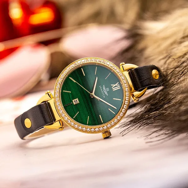 Đồng Hồ Nữ SRWATCH Watch SL5002.4606BL Màu Xanh Green