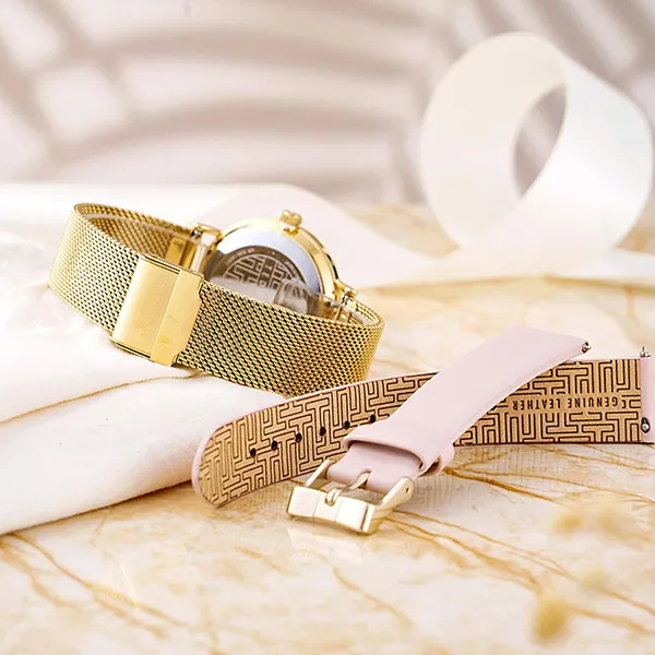Đồng Hồ Nữ Ted Baker Ladies Phylipa Flowers Quartz Yellow Gold Plated Watch TWG024500 Màu Đen Vàng - Đồng hồ - Vua Hàng Hiệu