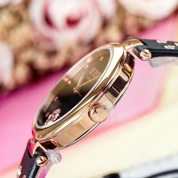 Đồng Hồ Nữ Versace Versus VSP1G0321 Màu Đen Phối Vàng Hồng