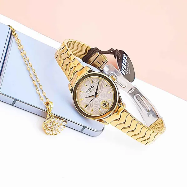 Đồng Hồ Nữ Versace Versus VSP560818 Màu Vàng Gold
