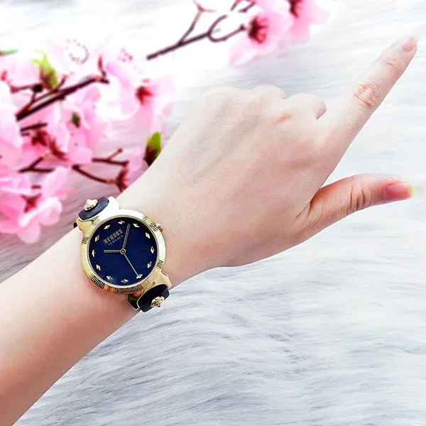 Đồng Hồ Nữ Versace Versus VSPEO0219 Màu Xanh Phối Vàng