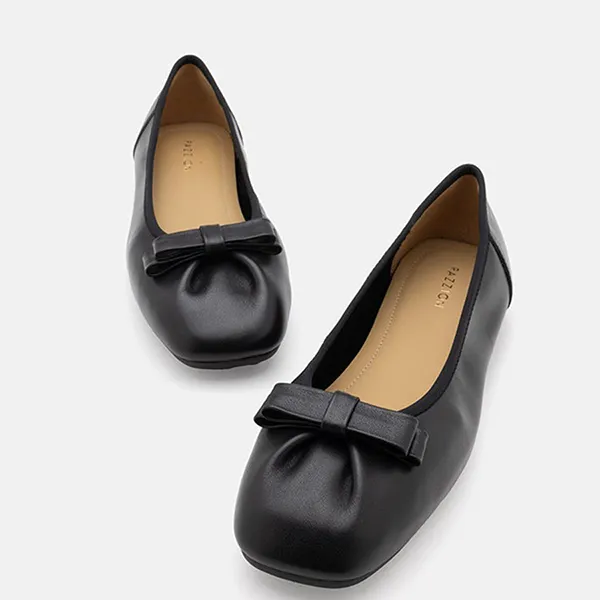 Giày Bệt Nữ Pazzion Ziva Bow Ballet Flats 777-1BLK034 Màu Đen - Giày - Vua Hàng Hiệu
