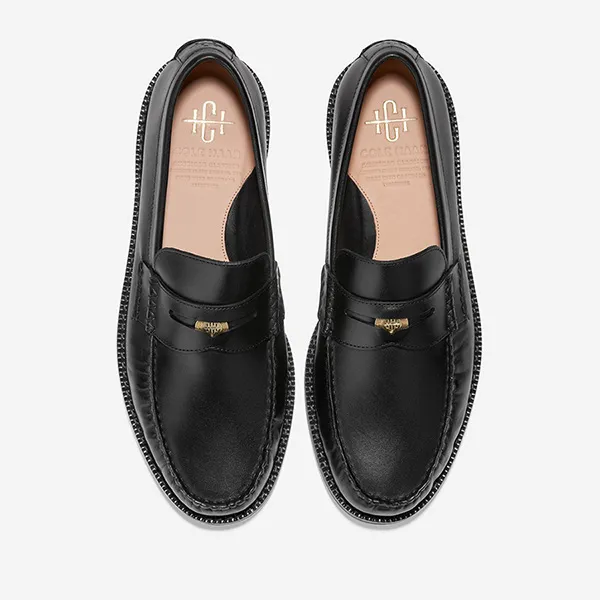 Giày Lười Nam Cole Haan American Classics Pinch Penny Loafer Màu Đen Size 41.5
