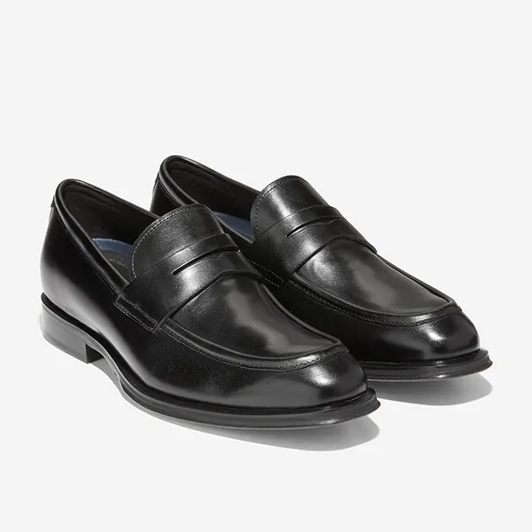 Giày Lười Nam Cole Haan Modern Classics Penny Loafer Màu Đen Size 41 - 1