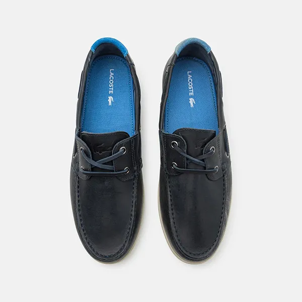 Giày Lười Nam Lacoste Caspian 123 Màu Xanh Navy Size 40.5 - 3