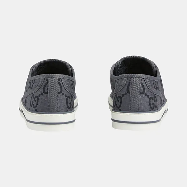 Giày Sneaker Nam Gucci Tennis 1977 771461FACTD1144 Màu Xám Đậm Size 6