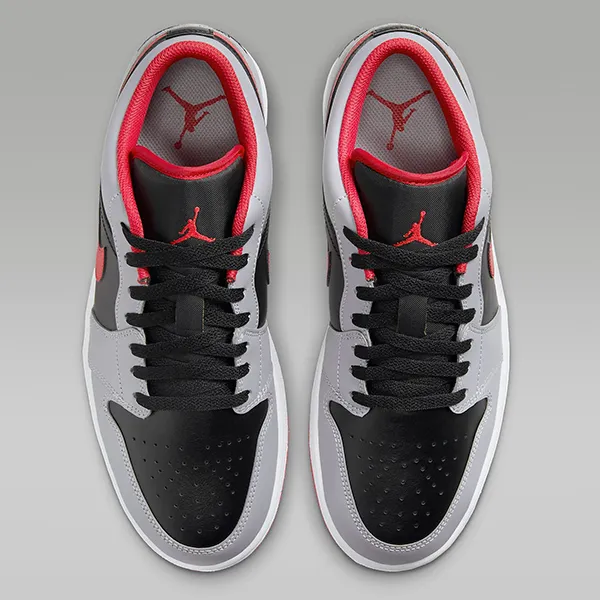 Giày Thể Thao Nam Nike Air Jordan 1 Low 553558-060 Màu Đen Xám Size 46