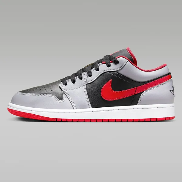 Giày Thể Thao Nam Nike Air Jordan 1 Low 553558-060 Màu Đen Xám Size 46