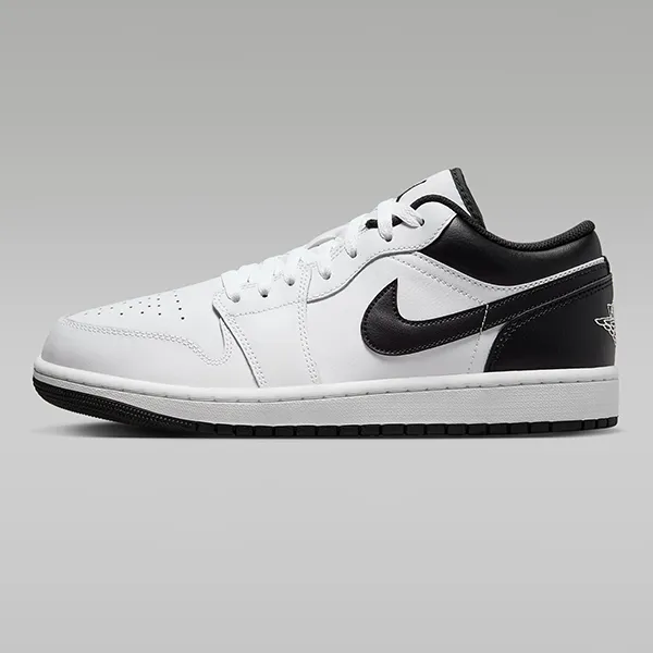 Giày Thể Thao Nam Nike Air Jordan 1 Low 553558-132 Màu Trắng Đen Size 40 - 3
