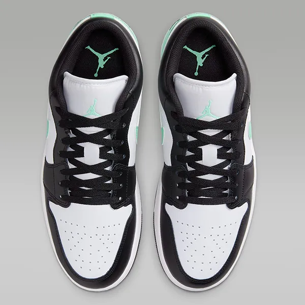 Giày Thể Thao Nam Nike Air Jordan 1 Low 553558-131 Phối Màu Đen Trắng Xanh Size 40