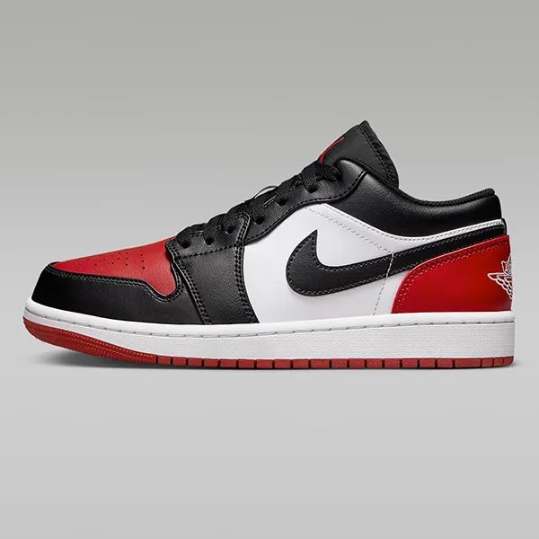Giày Thể Thao Nike Air Jordan 1 Low 553558-161 Shoes Phối Màu Trắng Đen Đỏ Size 36 - 3