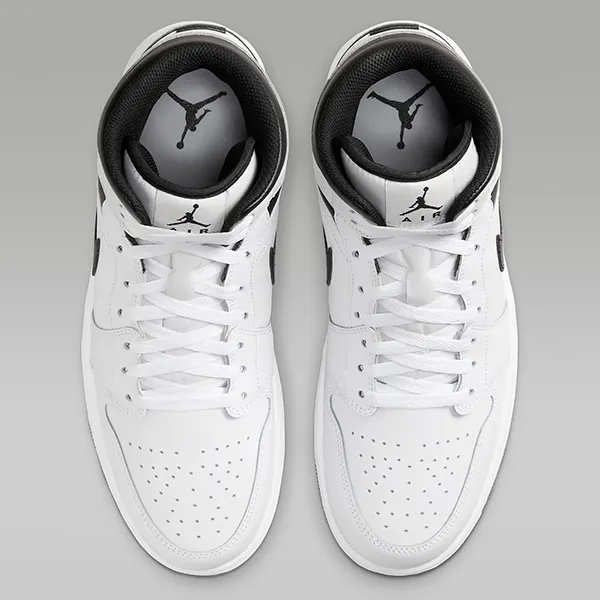 Giày Thể Thao Nam Nike Air Jordan 1 MID DQ8426-132 Màu Trắng Đen Size 40 - 4