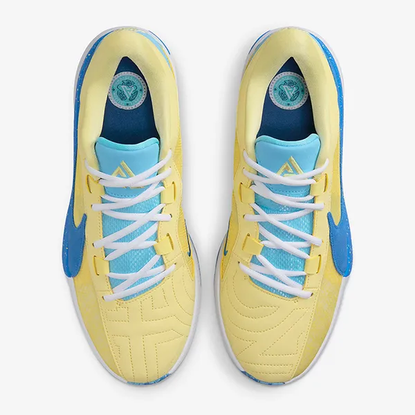 Giày Thể Thao Nam Nike Freak 5 EP Men's Basketball Shoes DX4996-700 Màu Vàng Xanh Size 38 - 1