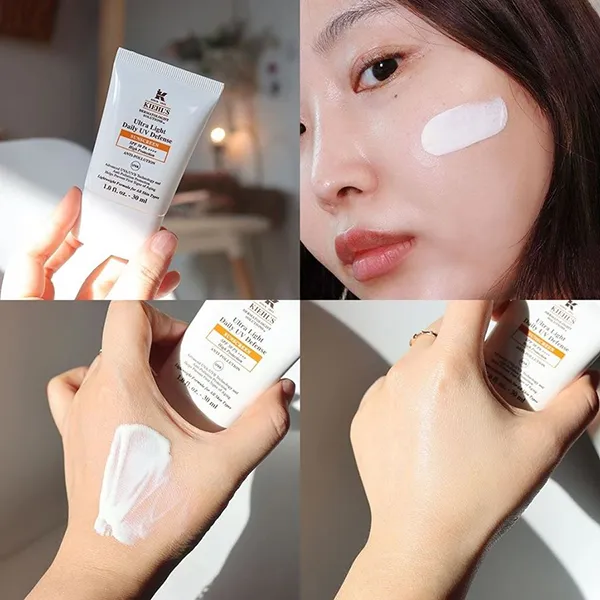 Kem Chống Nắng Hàng Ngày Kiehl's Ultra Light Daily UV Defense SPF 50 PA++++ Anti-pollution 30ml - Mỹ phẩm - Vua Hàng Hiệu