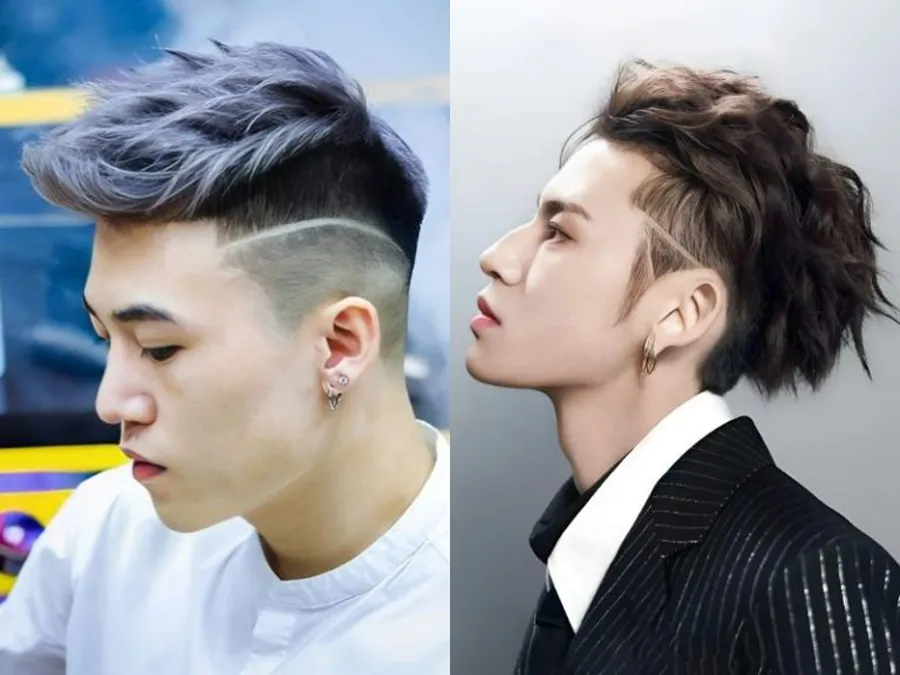 Kiểu tóc Mohican kẻ vạch