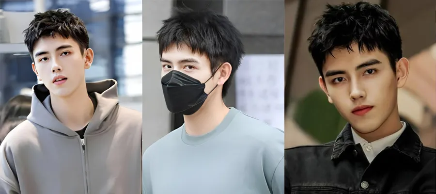 Kiểu tóc Mohican dài không vuốt