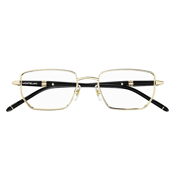 Kính Mắt Cận Montblanc Eyeglasses MB0347O 001 Màu Đen/Vàng