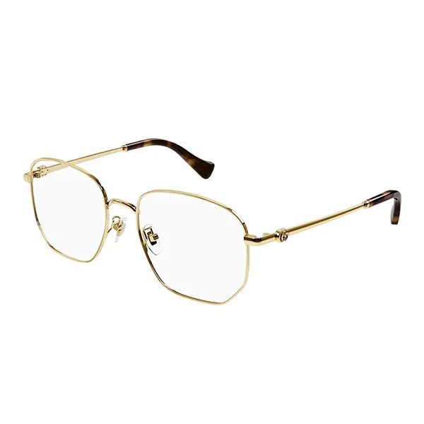 Kính Mắt Cận Nữ Gucci Eyeglasses GG1420OK 001 Màu Vàng - 3