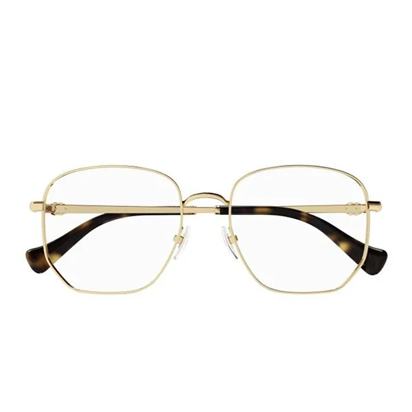 Kính Mắt Cận Nữ Gucci Eyeglasses GG1420OK 001 Màu Vàng - 1
