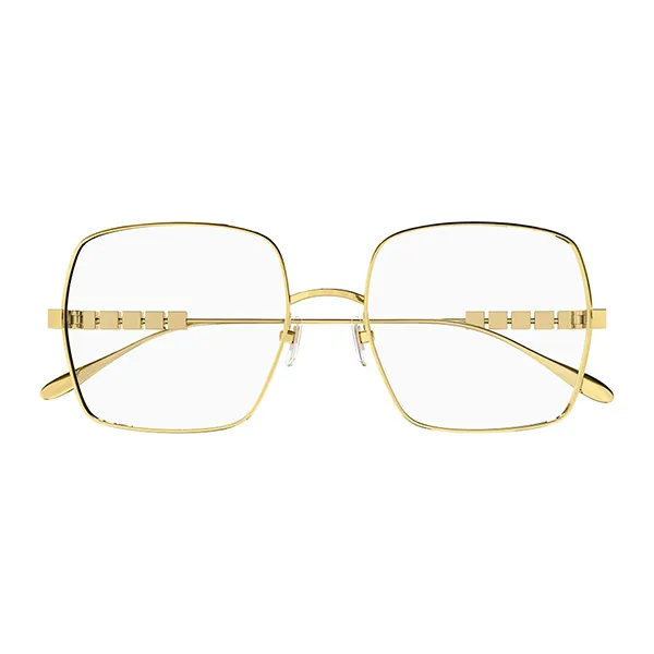 Kính Mắt Cận Nữ Gucci GG1434O 001 Gold Eyeglasses Màu Vàng Gold - 1