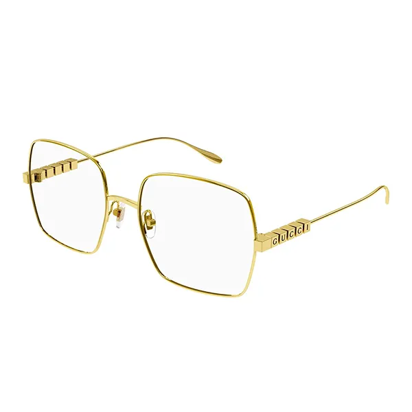 Kính Mắt Cận Nữ Gucci Eyeglasses GG1434O 001 Màu Vàng Gold - 3