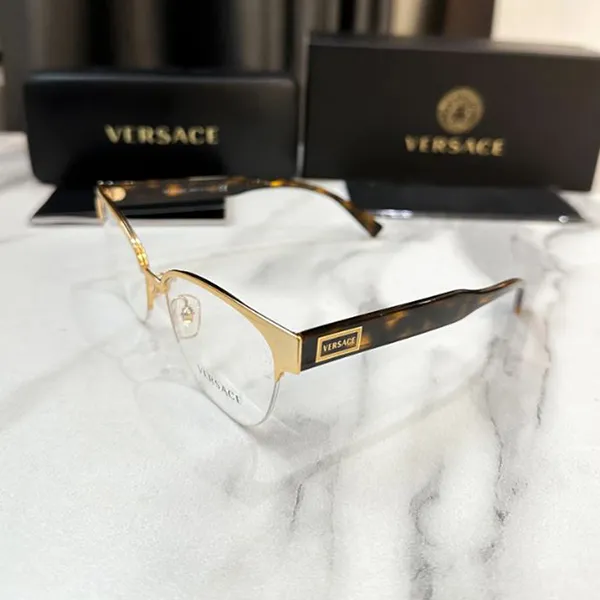 Kính Mắt Cận Versace VE1265 1460 Màu Vàng/ Đồi Mồi - Kính mắt - Vua Hàng Hiệu