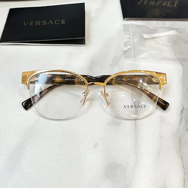 Kính Mắt Cận Versace VE1265 1460 Màu Vàng/ Đồi Mồi - Kính mắt - Vua Hàng Hiệu