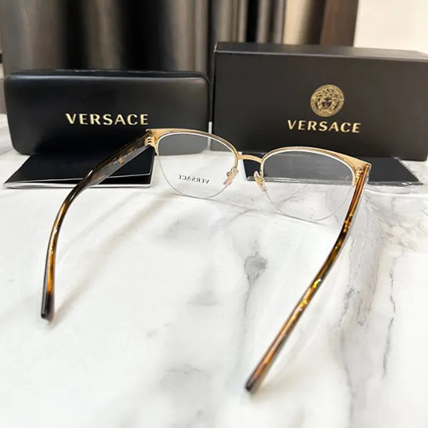 Kính Mắt Cận Versace VE1265 1460 Màu Vàng/ Đồi Mồi - Kính mắt - Vua Hàng Hiệu