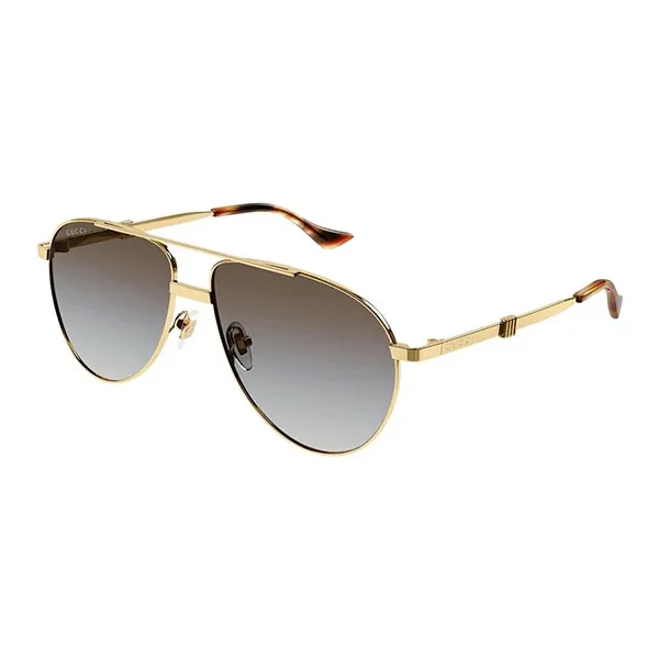 Kính Mát Gucci GG1440S 004 59 Sunglasses Màu Xám Vàng Size 59 - 3