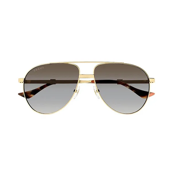 Kính Mát Gucci GG1440S 004 59 Sunglasses Màu Xám Vàng Size 59 - 1
