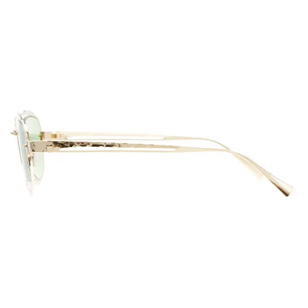 Kính Mát Kuboraum Maske H02 GG Màu Xanh Phối Vàng