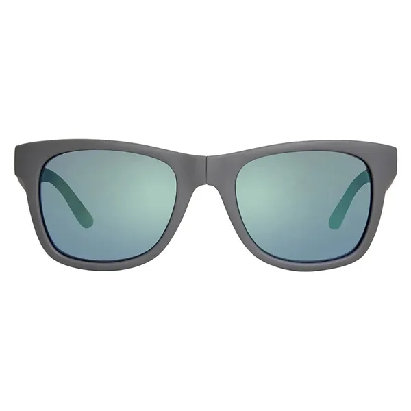 Kính Mát Lacoste Green Rectangular Sunglasses L778S 035 52 Màu Xám Xanh